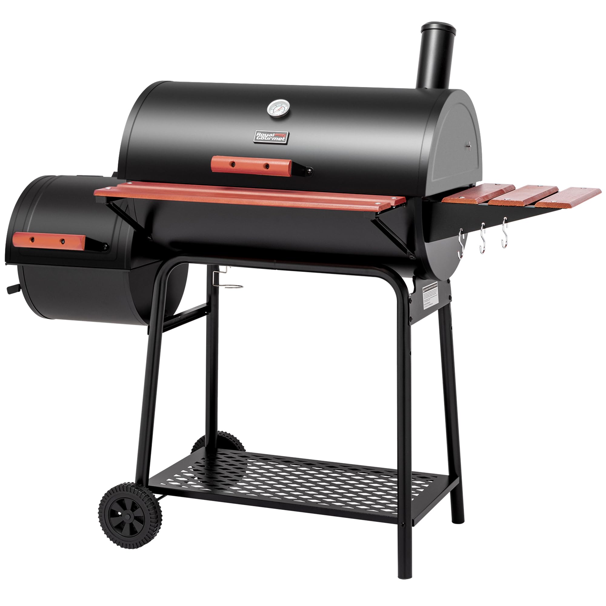 Royal Gourmet CC1830W 30-Inch Charcoal Grill with Offset Smoker