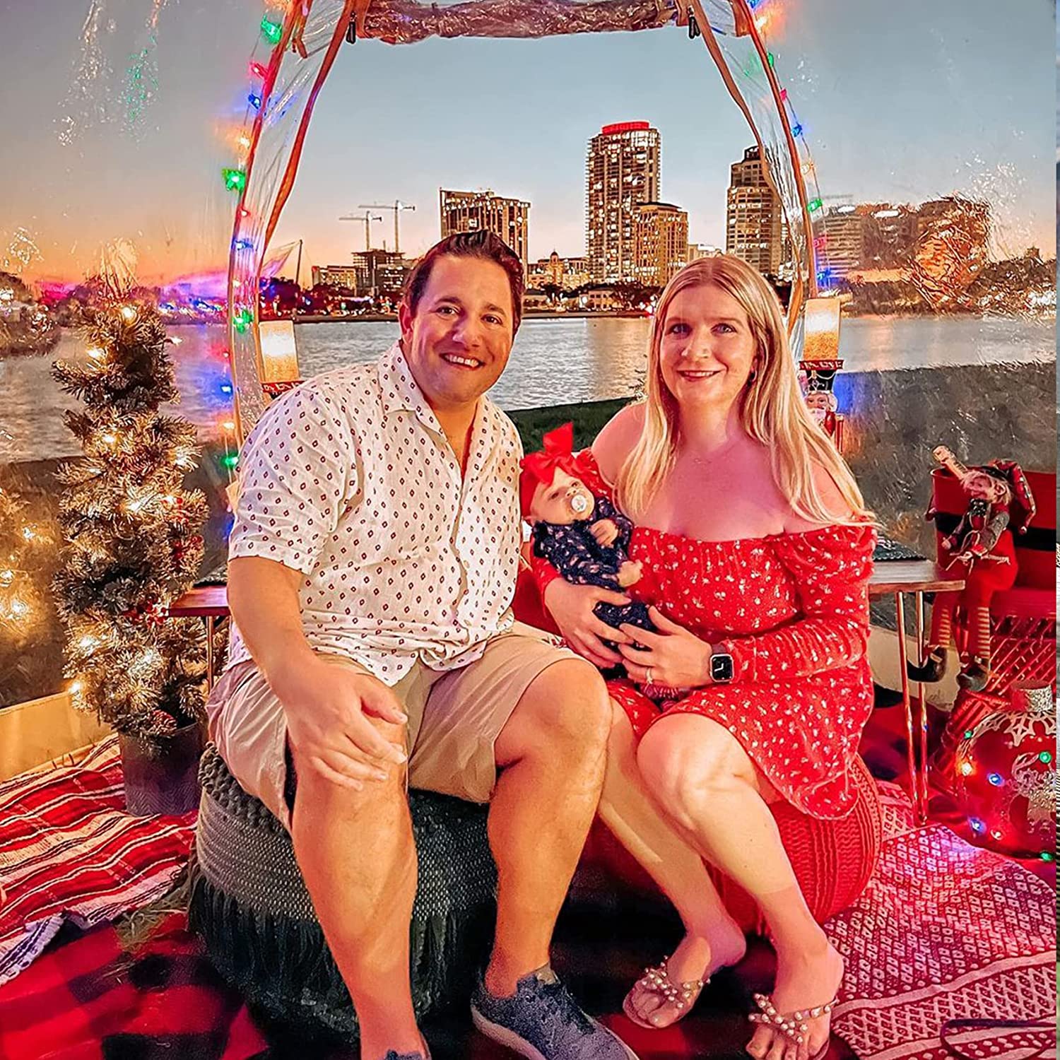 Bubble Tent Pop Up Gazebo, 8-10 Person Igloo Dome Garden Patio Canopy Shelter