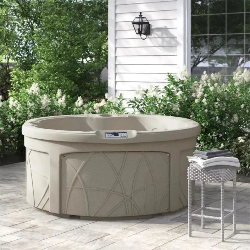 Lifesmart Spas 4 - Person 13 - Jet Oval Plug And Play Hot Tub