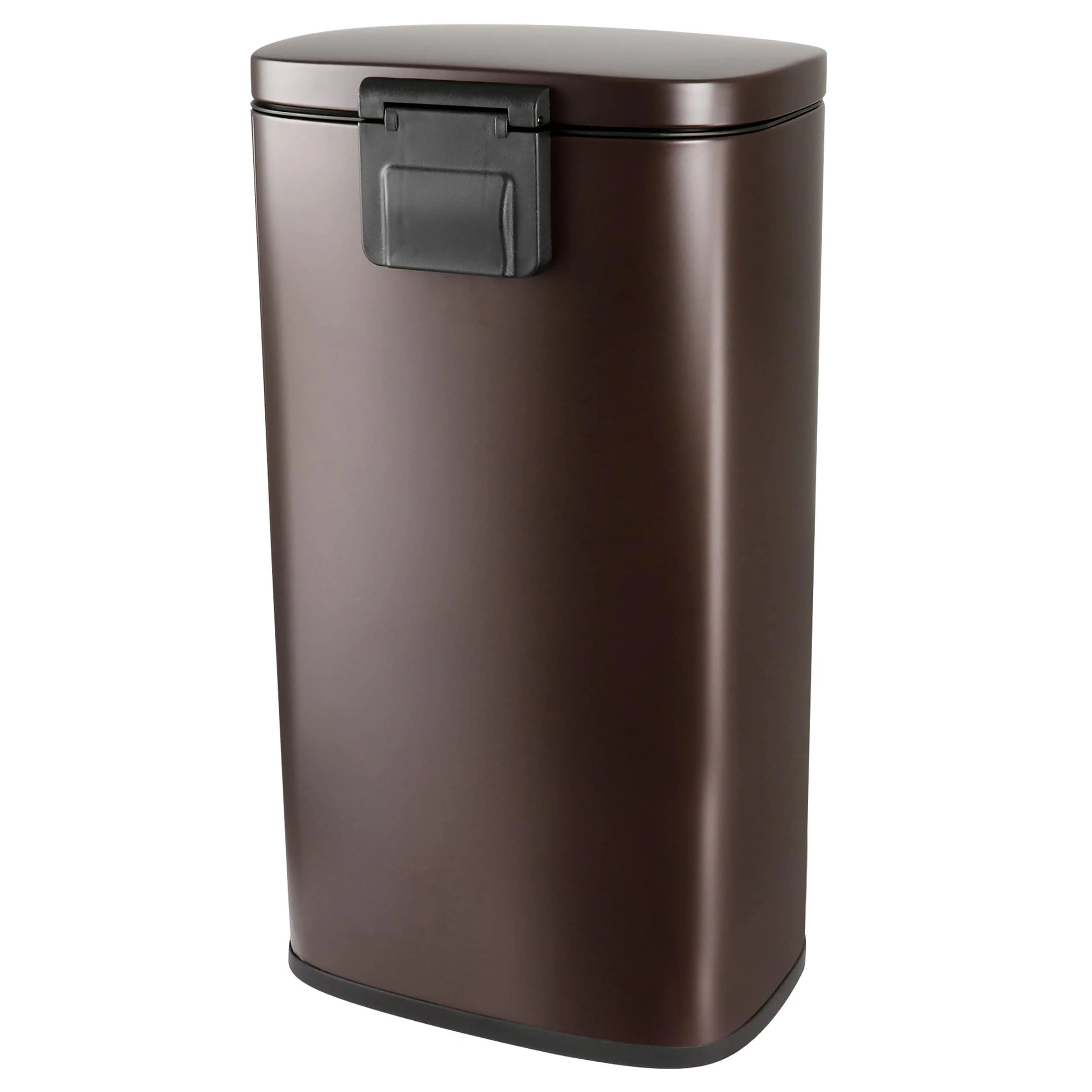 Elama 3 Piece Stainless Steel Trash Can