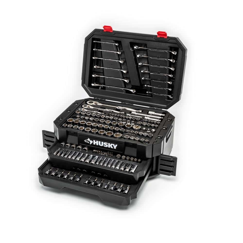 1/4 in., 3/8 in. and 1/2 in. 72-Tooth Ratchet Mechanics Set with Chest (244-Piece)