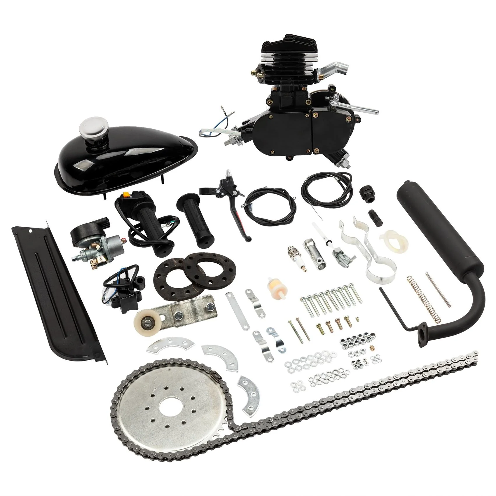 2-Stroke 80cc Motor Gas Engine Kit for Motorized Bicycle Cycle Bike Engine kit