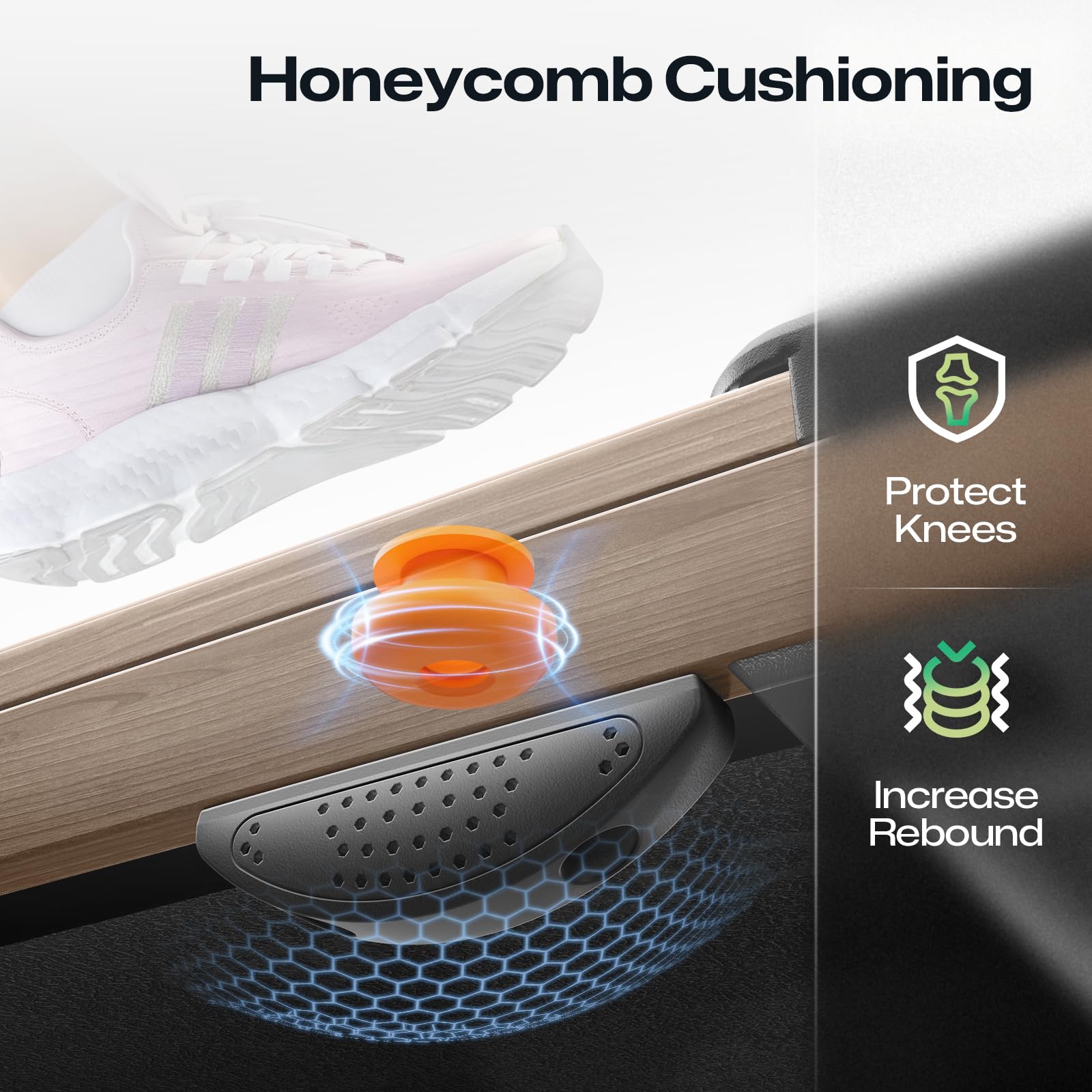 UREVO Smart Walking Pad, Compact Under Desk Treadmill