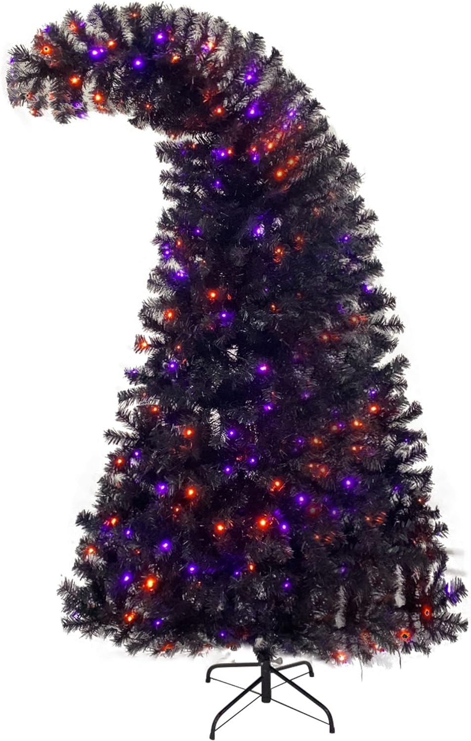 2025 7ft Black Christmas Tree for Halloween Christmas (Black)