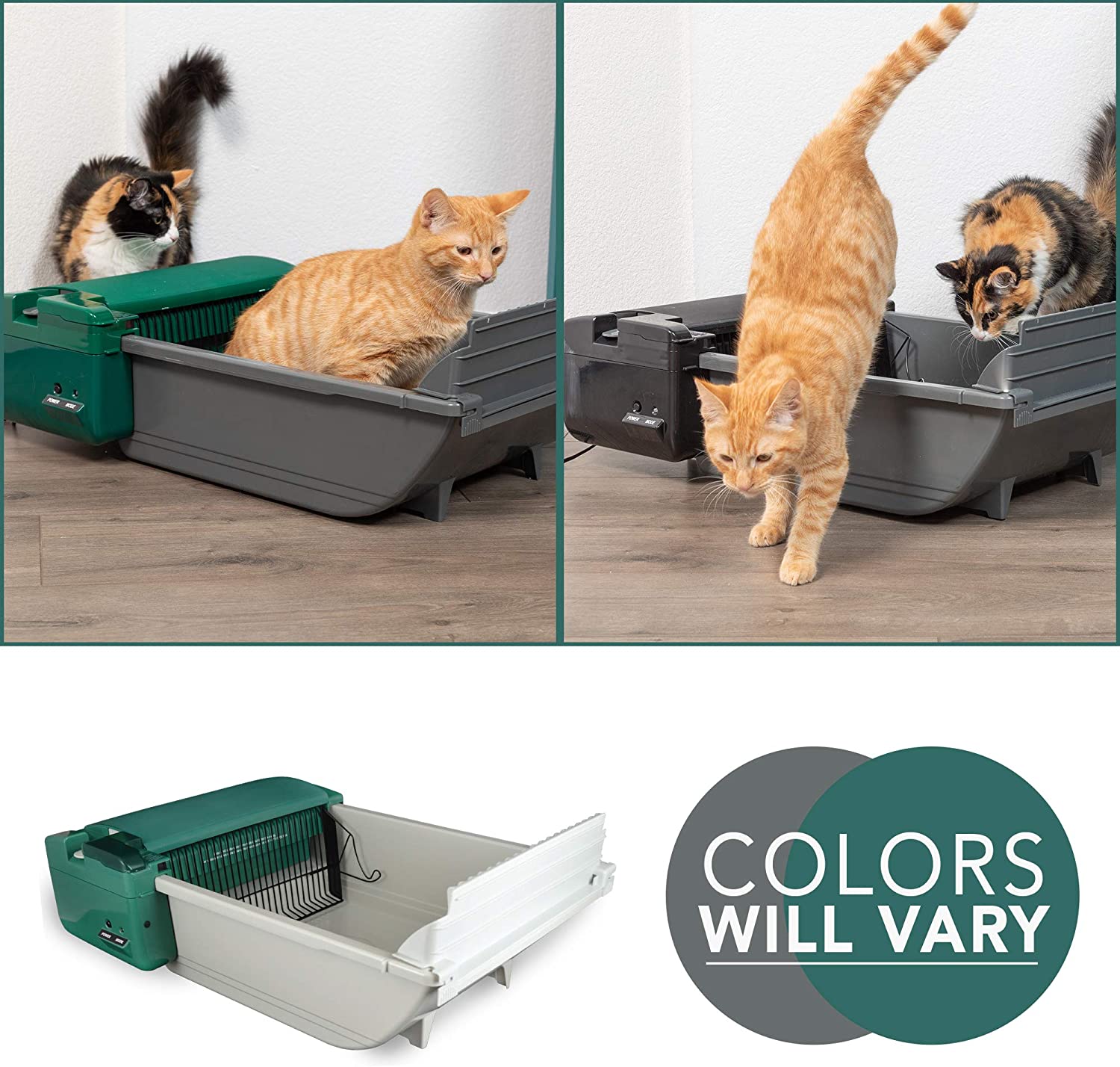 Automatic Litter Box (Self Cleaning Litter Box, Cat Litter Box with No Expensive Refills)