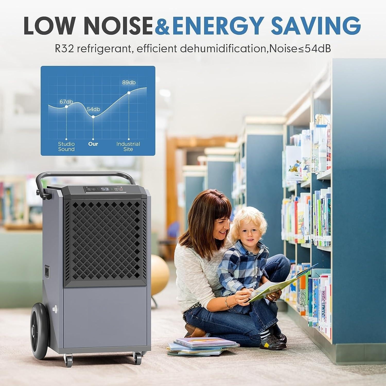 305 Pint Commercial Dehumidifier – 38 Gallon/Day Capacity for Industrial Use