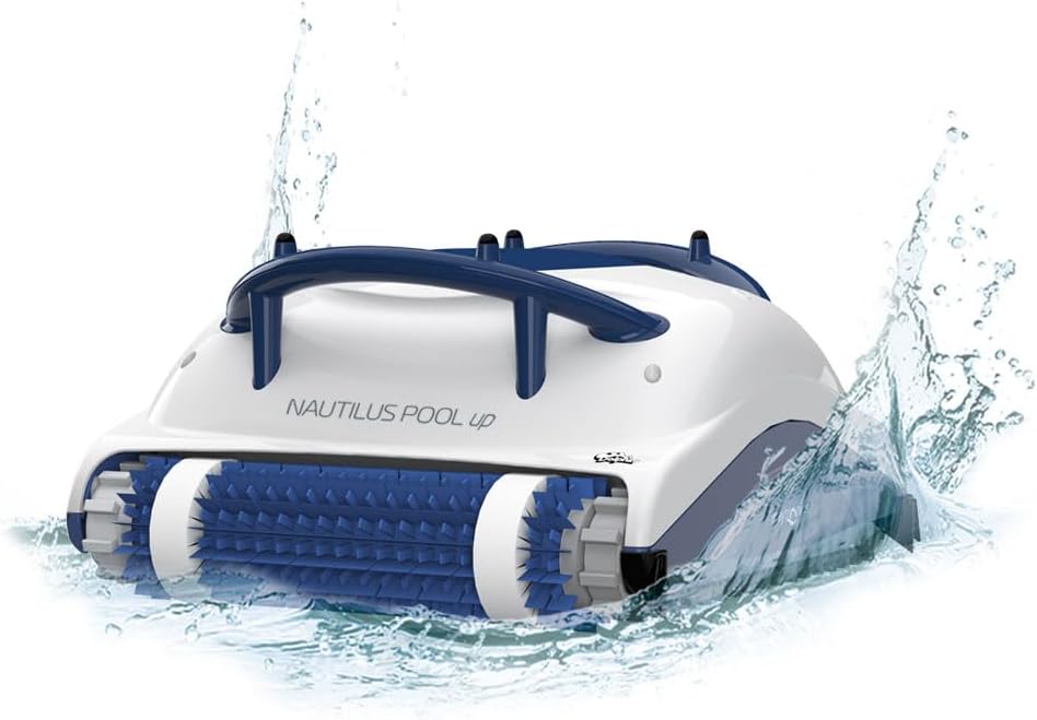 Dolphin Nautilus CC Plus Wi-Fi Automatic Robotic Pool Vacuum Cleaner, Always Cleaning, Never Charging, with Wall Climbing Scrubber Brush, Ideal for In-Ground Pools up to 50 FT in Length