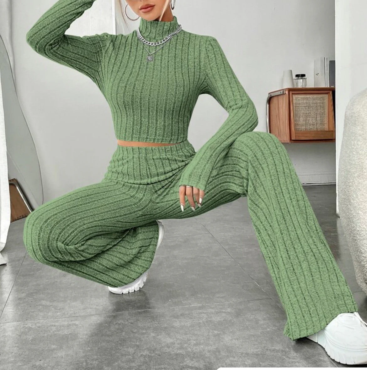 Odette Two-Piece Turtleneck Set