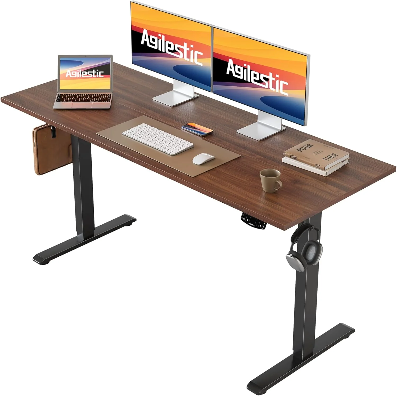 Electric Standing Desk 48 x 24 Inches Height Adjustable Desk