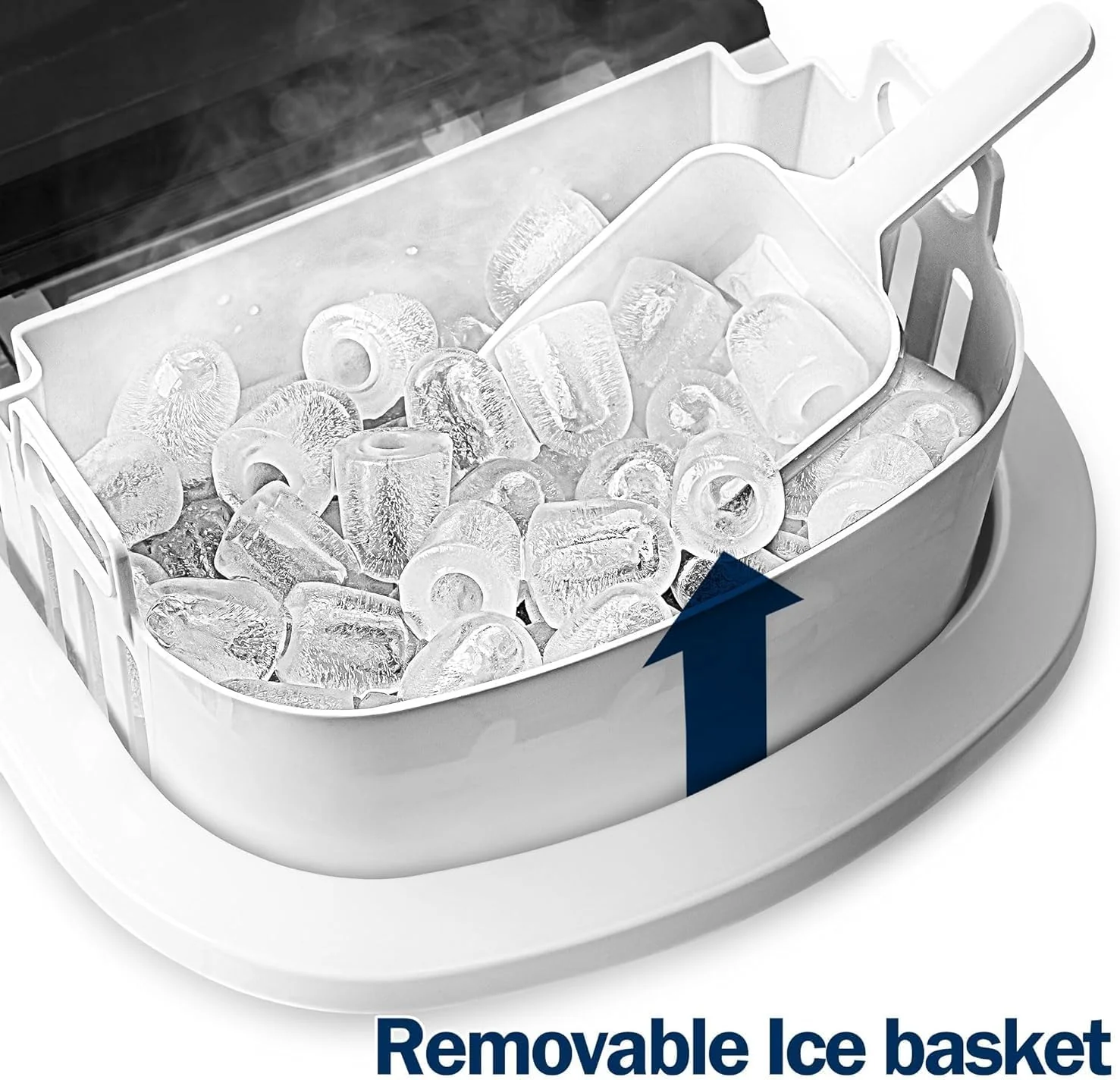 Ice Maker Counter Machine 9 Cubes Ready in 8 Mins