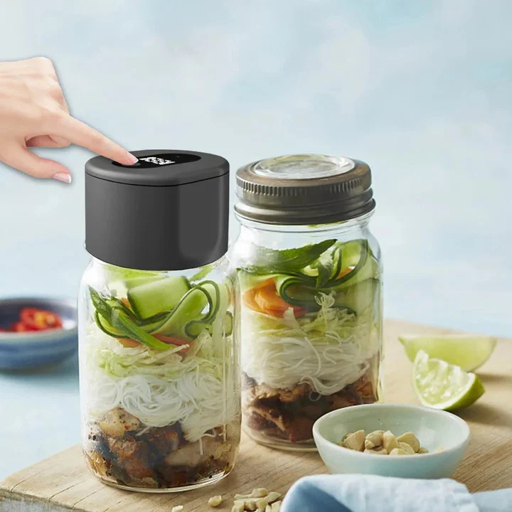 Easy to Use Vacuum-Sealed Jars