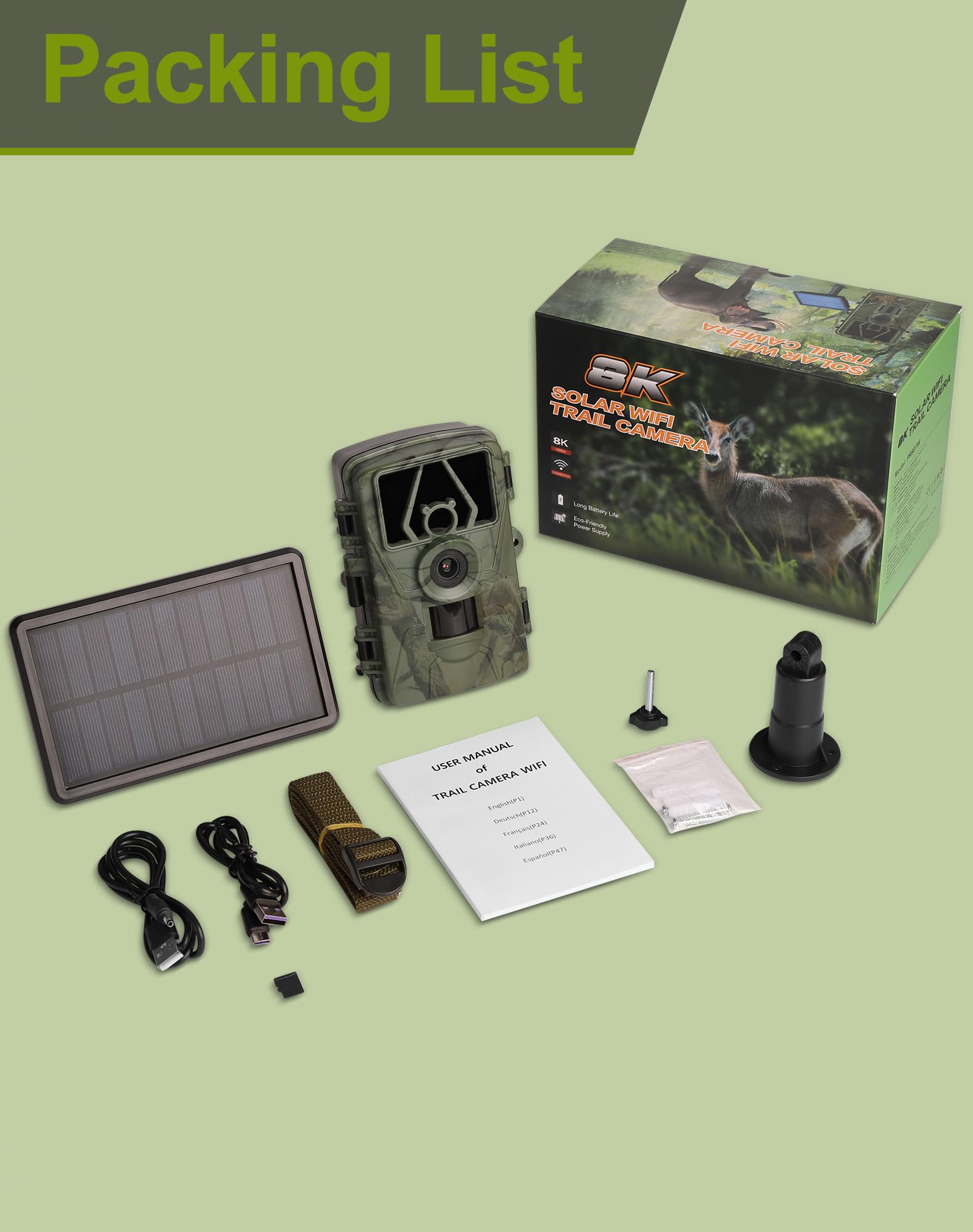 Smart Bird Feeder with Camera, 5200mAh Battery with Solar Panel