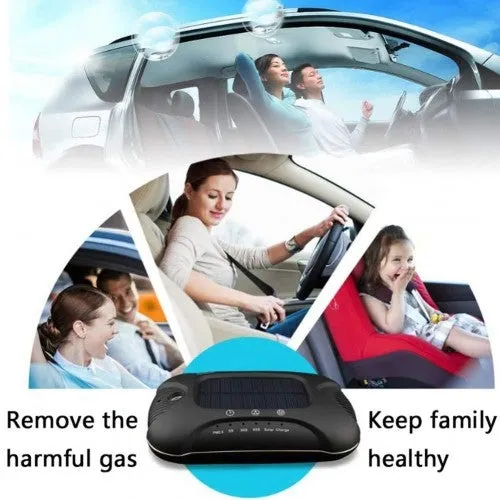 Air Purifier Aroma Diffuser Auto Mist Maker PM 2.5 Eliminator Car Air Purifier with Fresh Air Humidifier USB Air Purifier for Car with HEPA,White