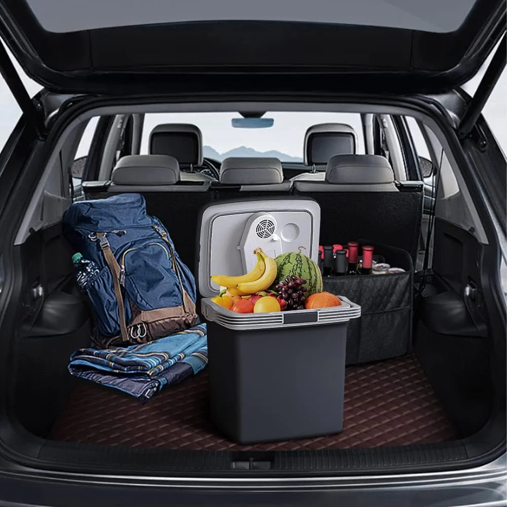 Electric Cooler & Warmer28QT/26L, Portable Car Fridge (48℉~139℉), Car Cooler Plug in, Electric Car Coolers for Vehicles AC/DC,12V Refrigerator for Car, Travel, Camping,Truck