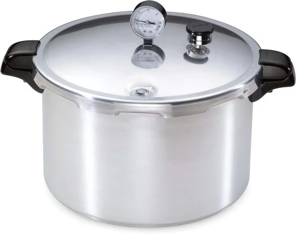 16-Quart Aluminum canner Pressure Cooker, One Size, Silver