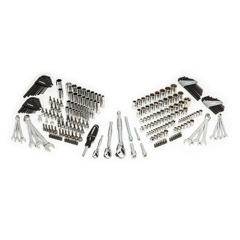 1/4 in., 3/8 in. and 1/2 in. 72-Tooth Ratchet Mechanics Set with Chest (244-Piece)