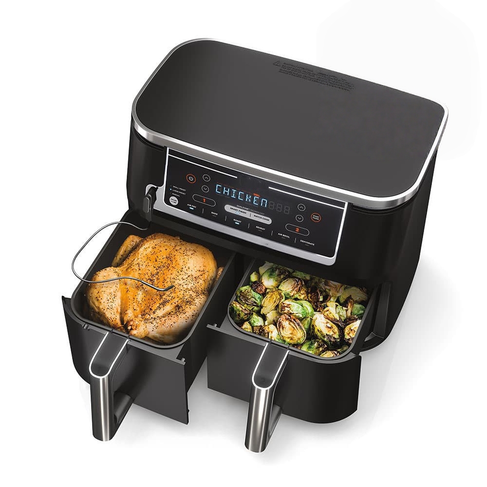 Air Fryer with 2 Independent Frying Baskets