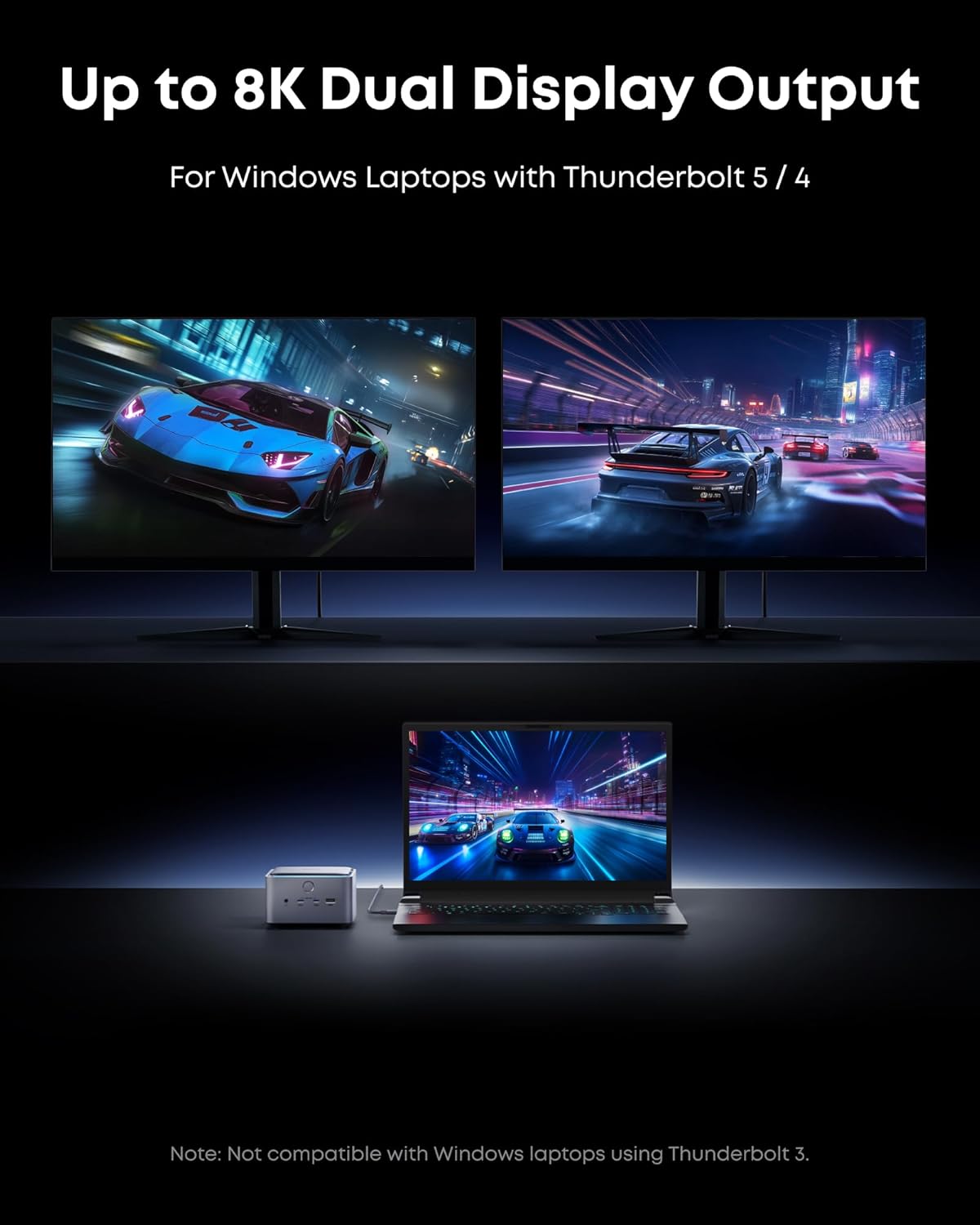 Prime Tb5 Docking Station – 14-in-1 Thunderbolt 5 Dock