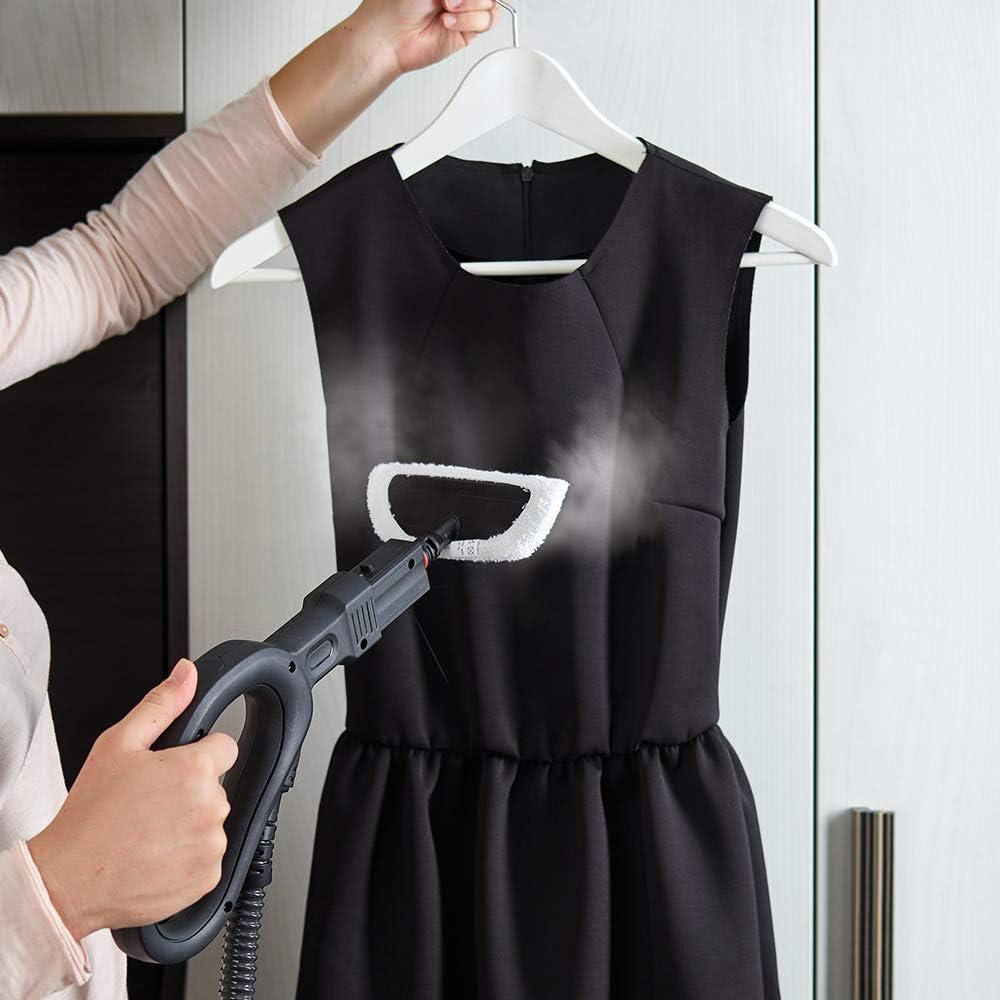 POLTI 8012628 Vaporetto   100 T Dampfreinigungsgert mit 4 Bar, ttet und beseitigt 99,99 Prozent Viren, Keime und Bakterien, Weiss/Türkis Metallic, Wassertankkapazitt 2 l, Dampfmenge 110 g/Min