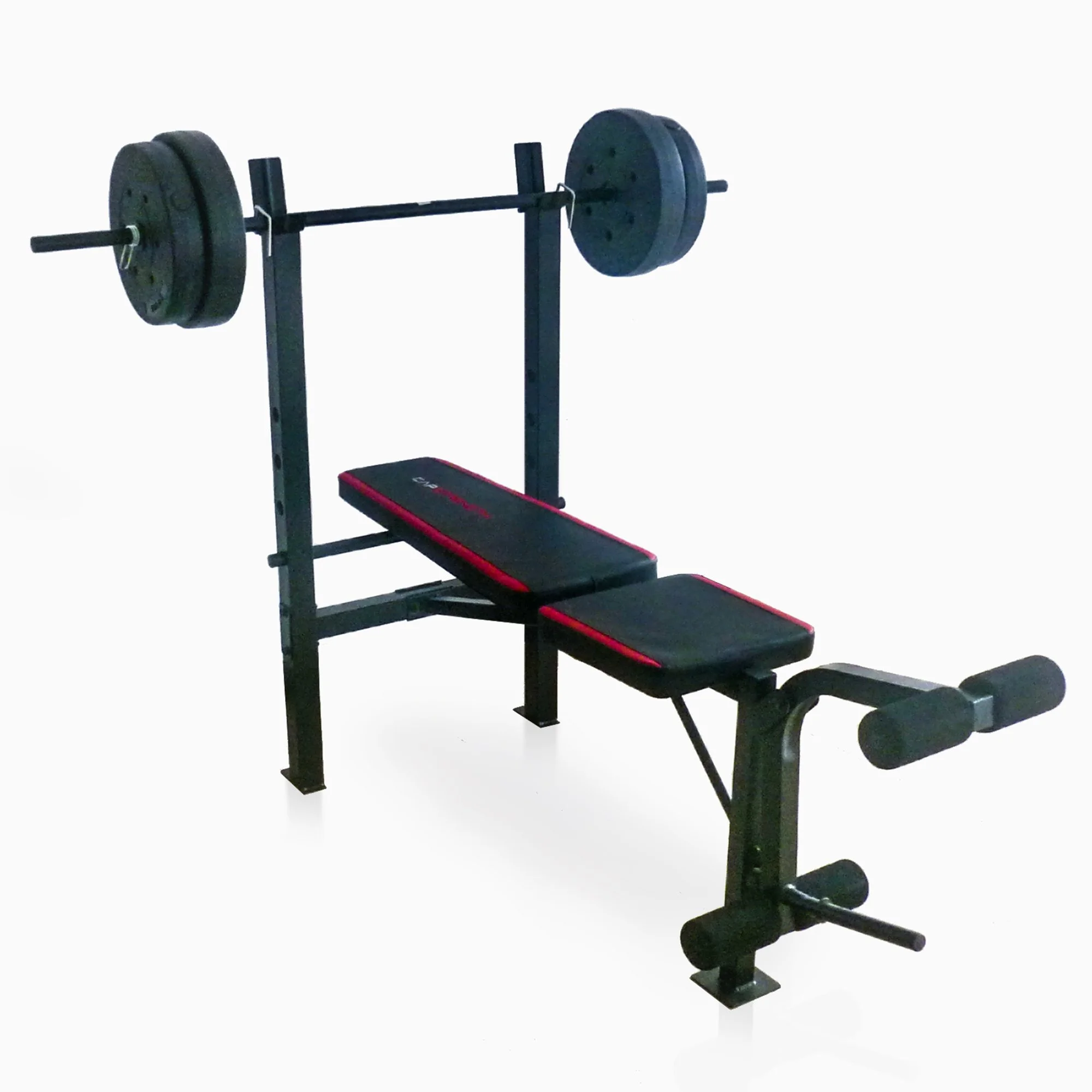 2025 CAP Strength Adjustable Standard Combo Weight Bench with Rack and Leg Extension and 90 lb.