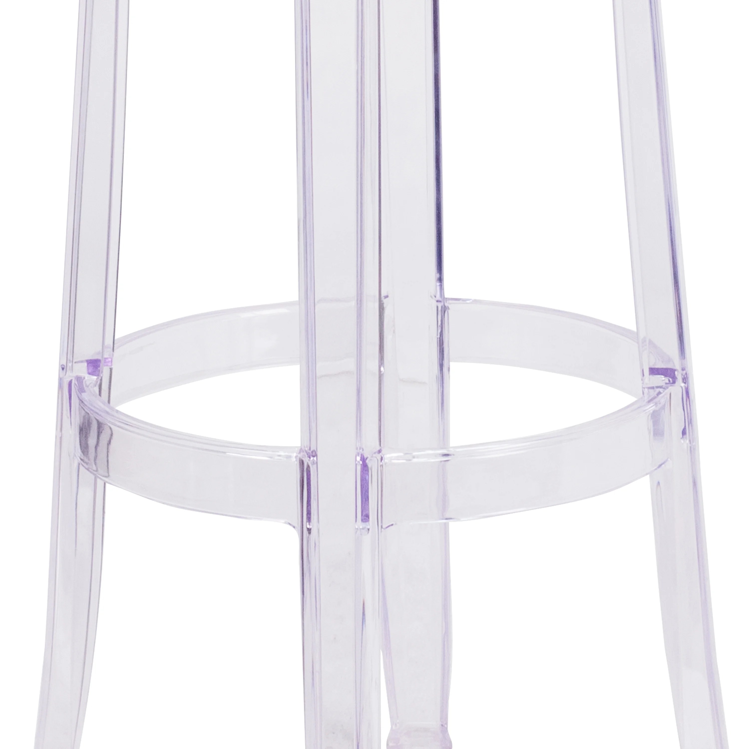 Flash Furniture Laney 29.75” High Transparent Barstool