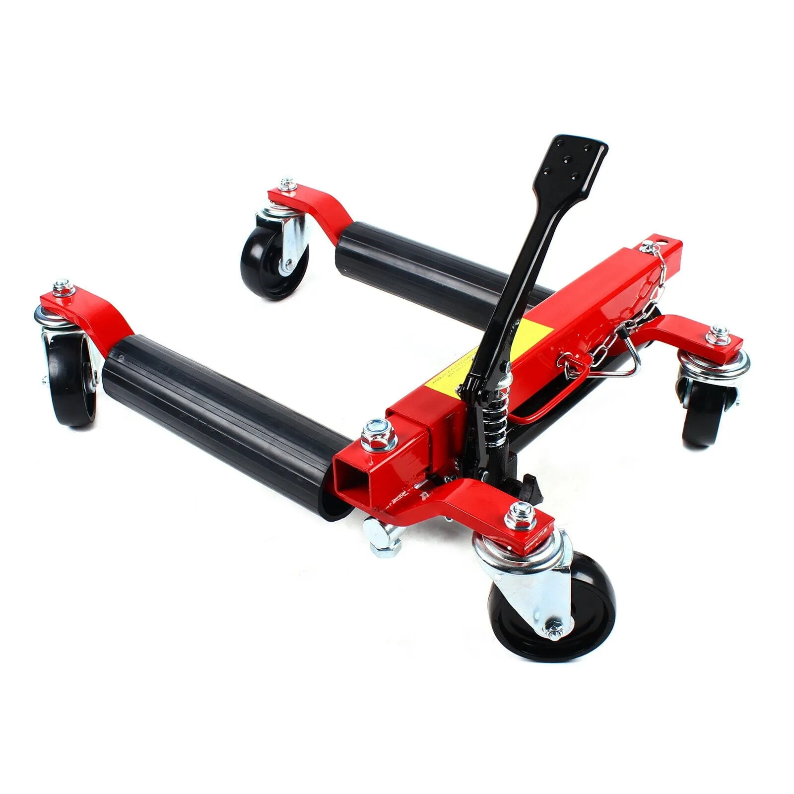 1500lb HYDRAULIC Positioning Car Wheel Dolly Jack Lift Auto Vehicle Moving Hoist