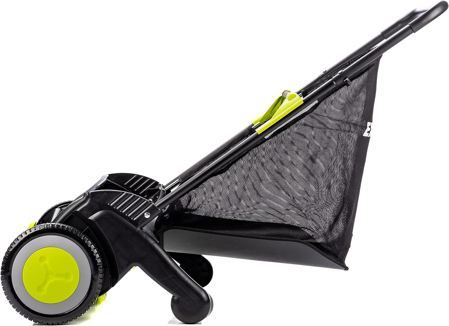 21-Inch Width Leaf & Grass Push Lawn Sweeper, Black