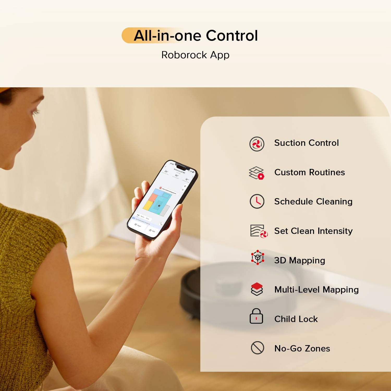 Q5 Max+ Robot Vacuum with Self-Empty Dock