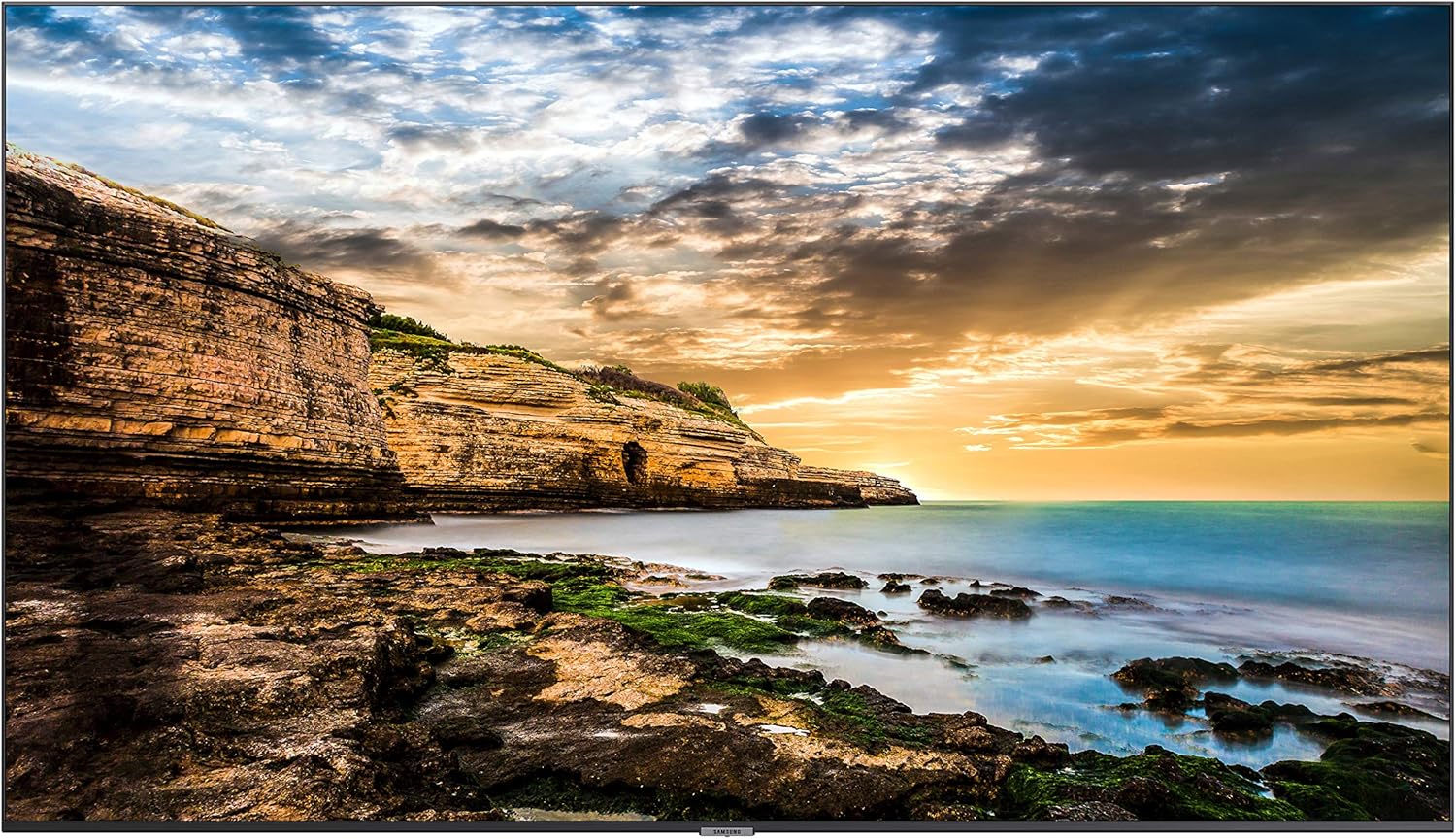 Business QE75T 75-inch 4K UHD 3840x2160 LED Commercial Signage Display, HDMI, USB, Speakers, 3-Yr Wrnty, 16/7 Operation, 300 nit (LH75QETEPGCXGO), Black