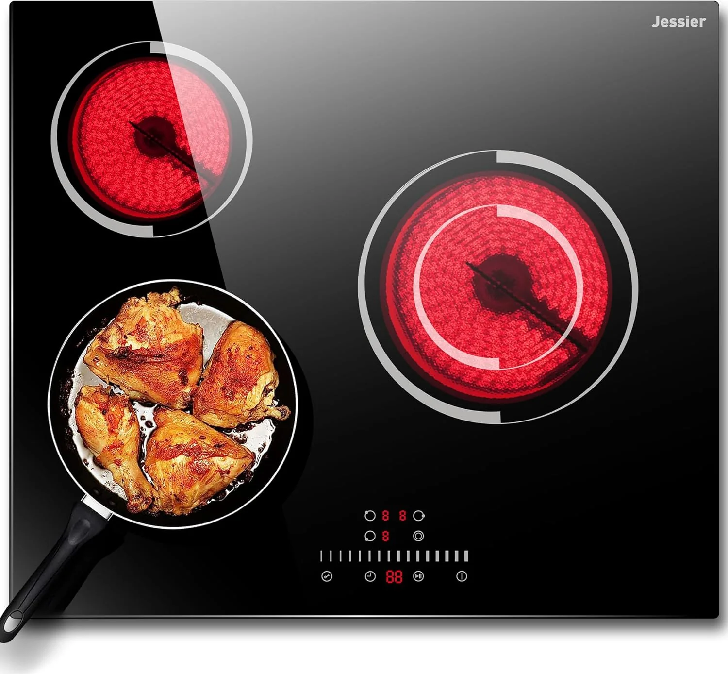 Electric Cooktop 30 Inch - 5 Burners Built-in Ceramic Cooktop, 30