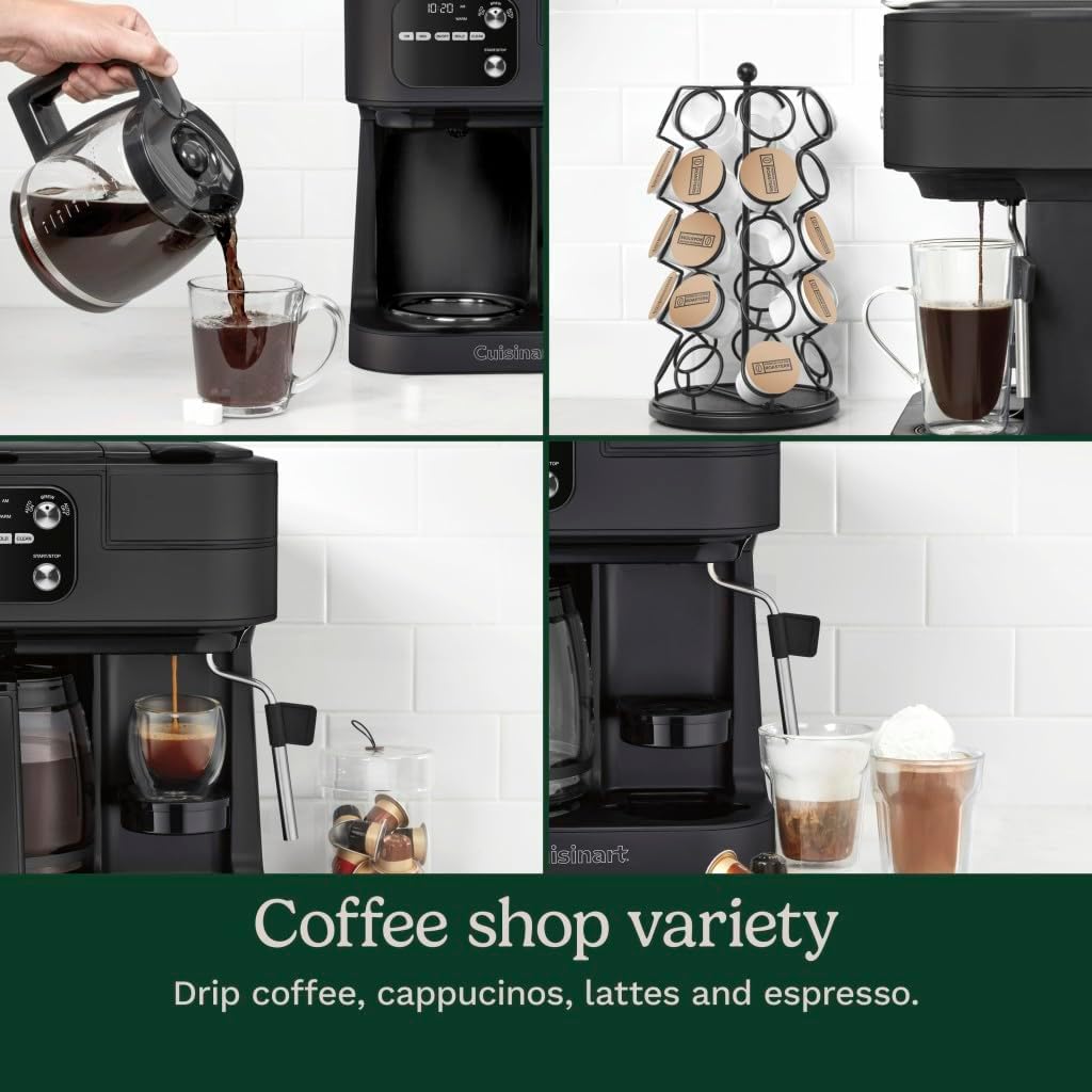Coffeemaker 4-In-1 Coffee Center Barista Machine