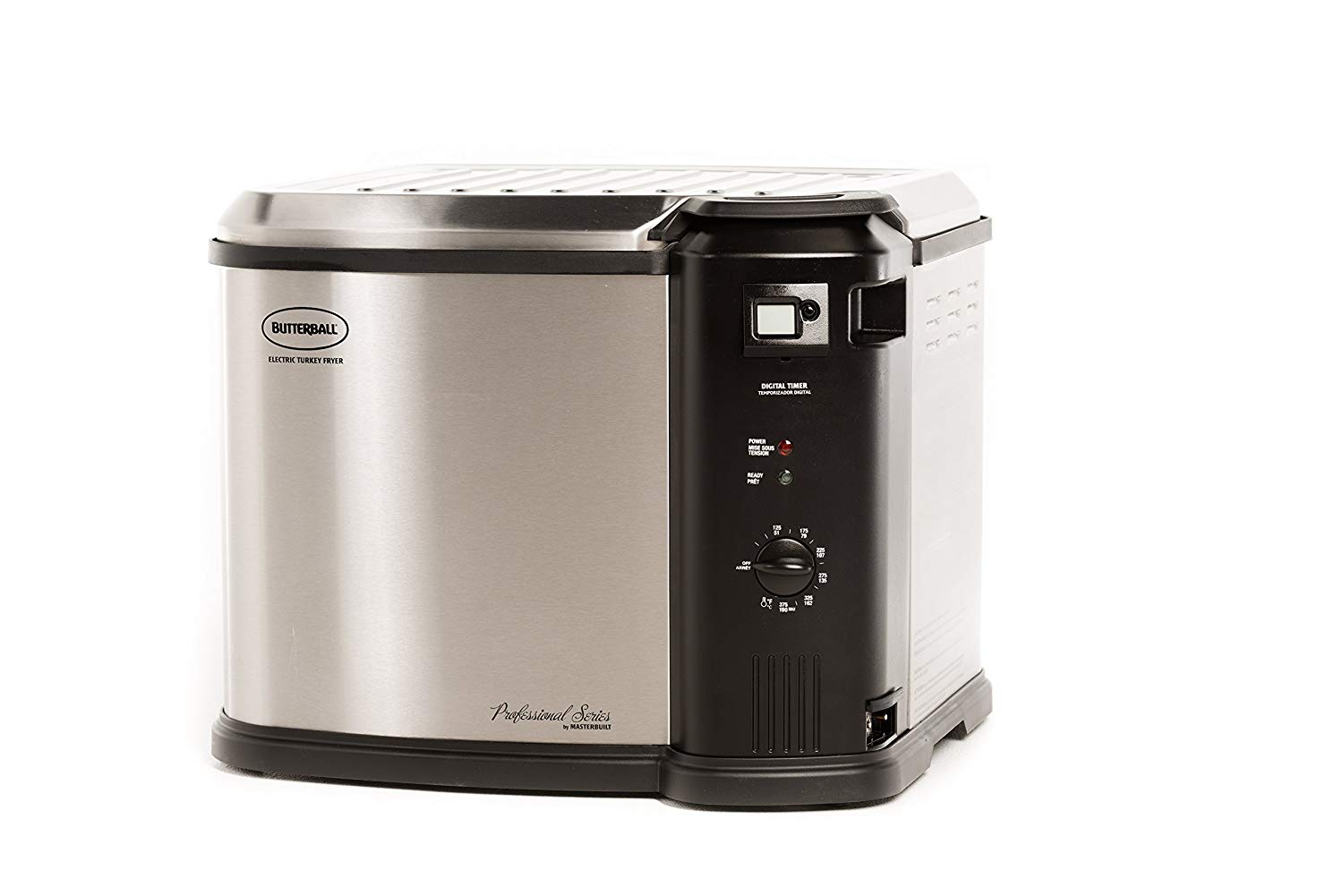 2025 Butterball XL Electric Turkey Fryer, 20 lb Capacity, Analog Controls, Digital Timer, 1650W Heating, Easy Clean, Safe Design