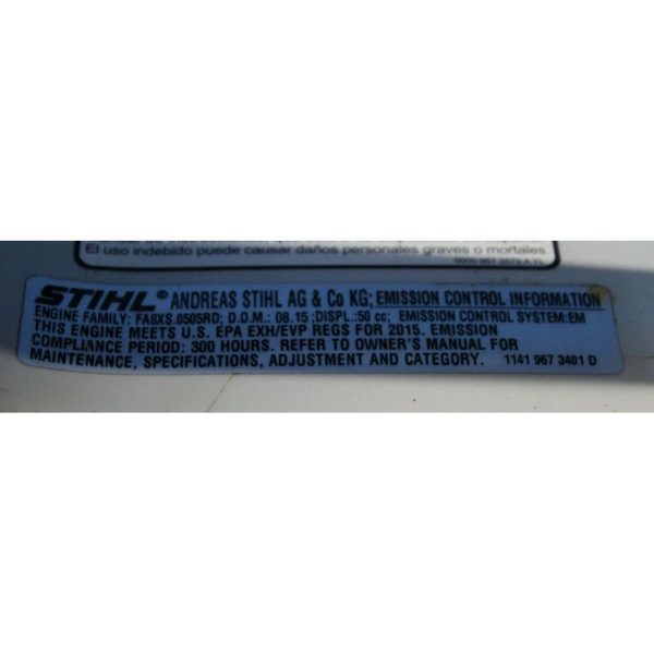 STIHL MS271 Farm Boss Chainsaw ?C 50.2 Cc, 2.6 KW