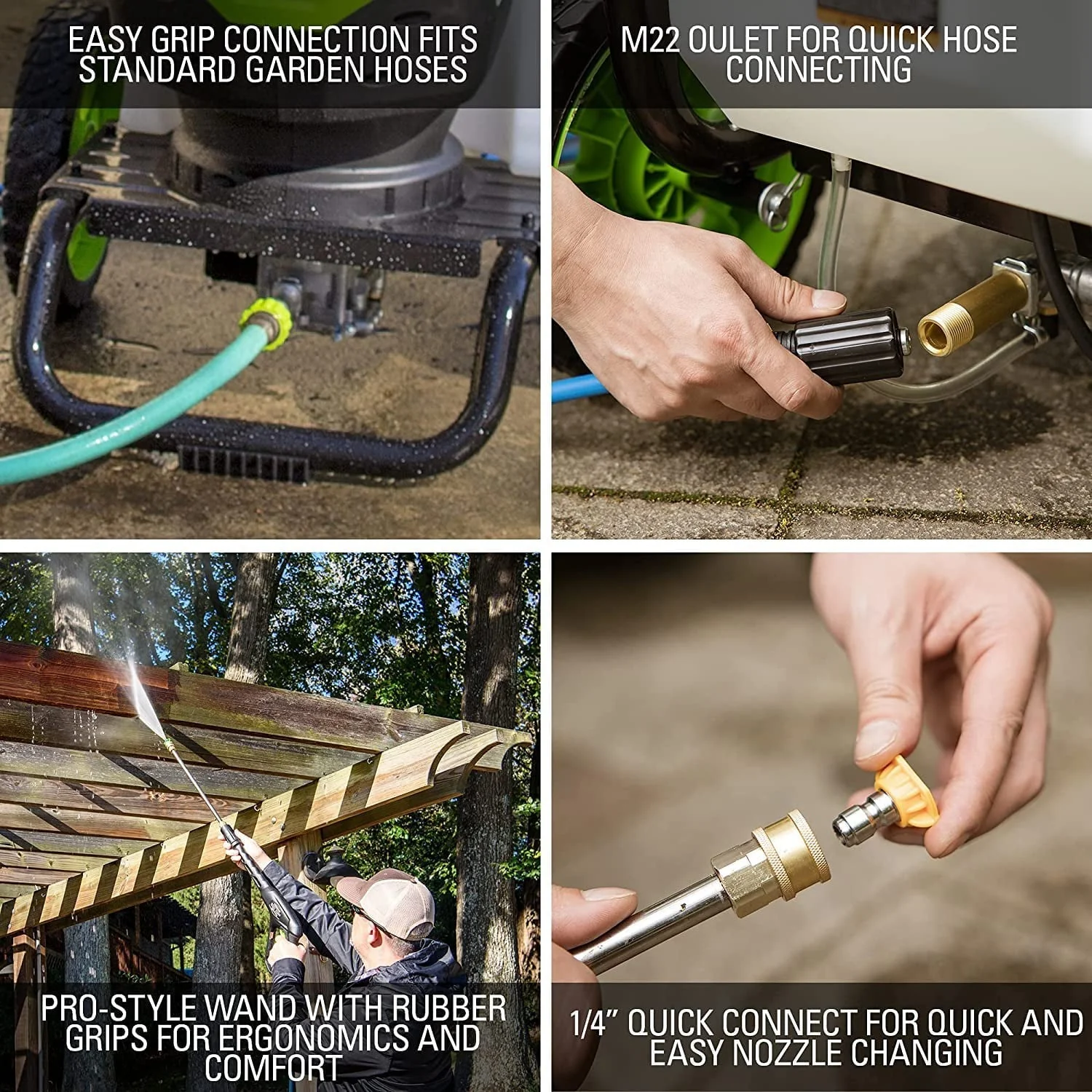 2025 Greenworks 2300-PSI 14 Amp 2.3-GPM Brushless Pressure Washer GPW2300 5118002VT