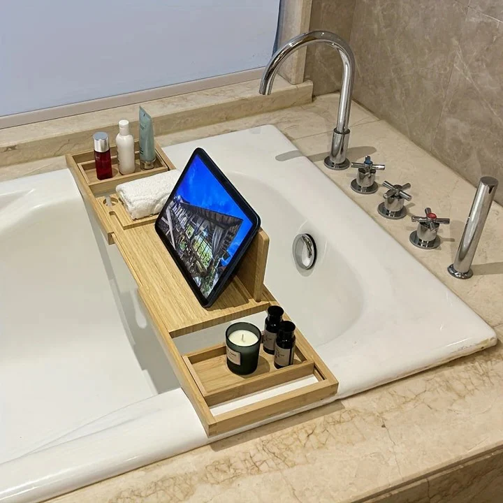Bamboo Bathtub Tray