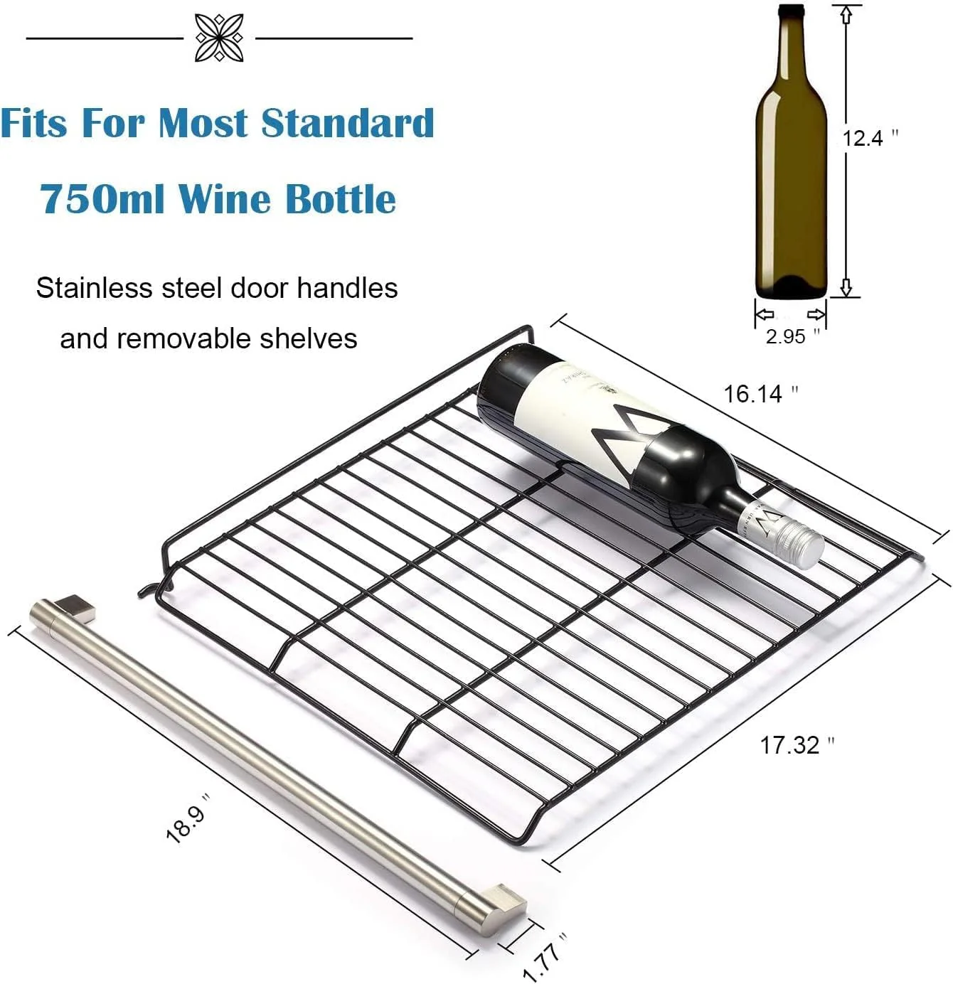 Wine Cooler/Cabinet Refrigerator Fridge