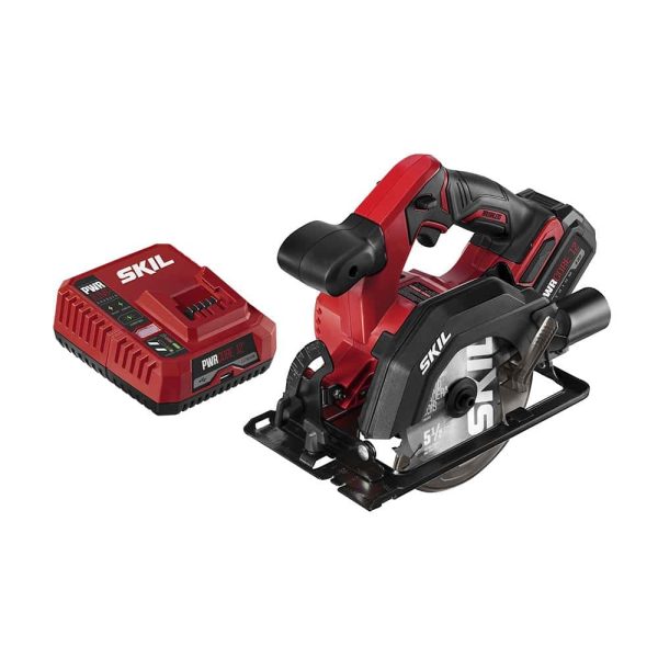 12-volt 5-1/2-in Brushless Cordless Circular Saw (1-Battery Charger Included)