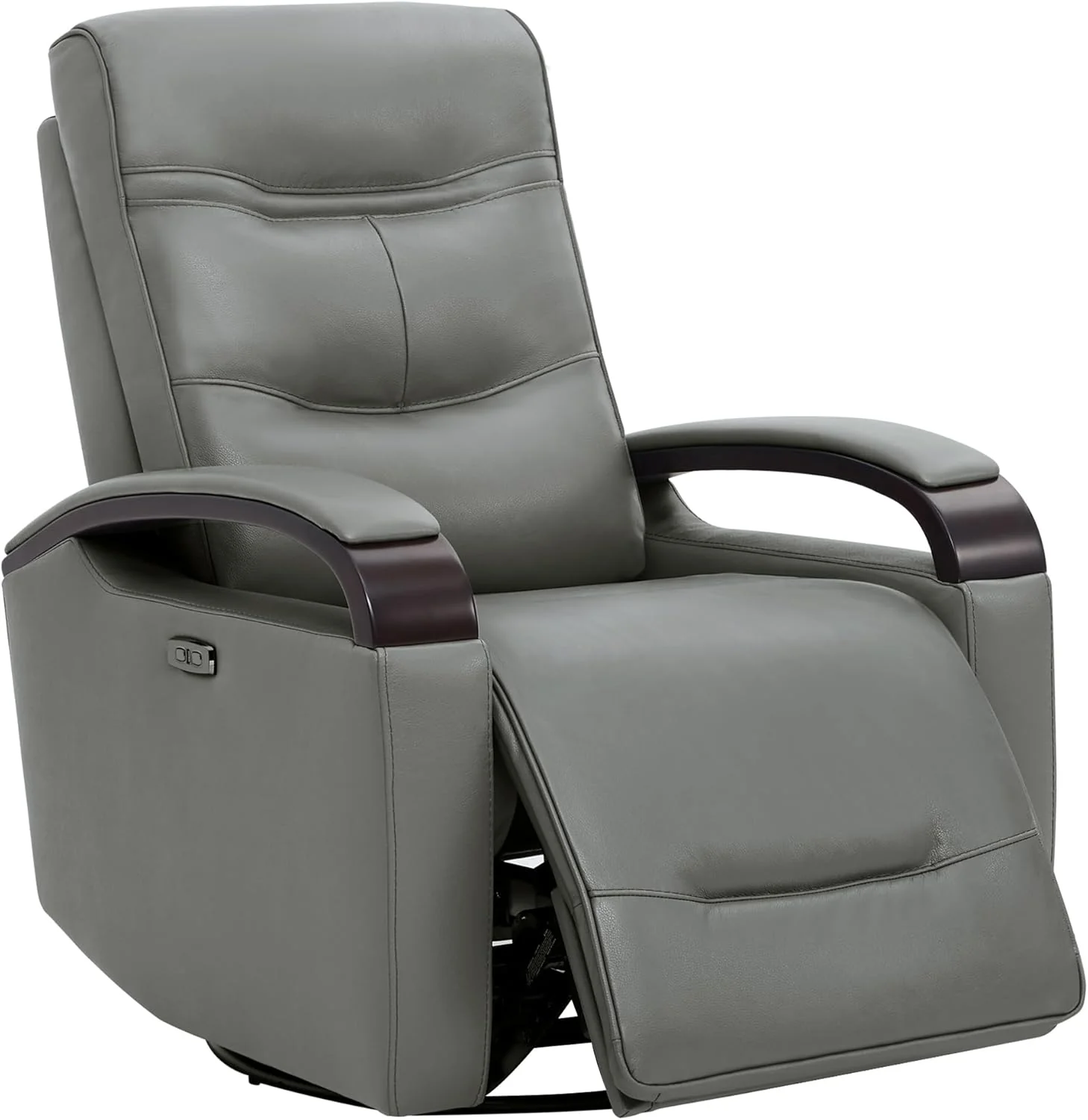Genuine Leather Power Swivel Glider Rocker Recliner