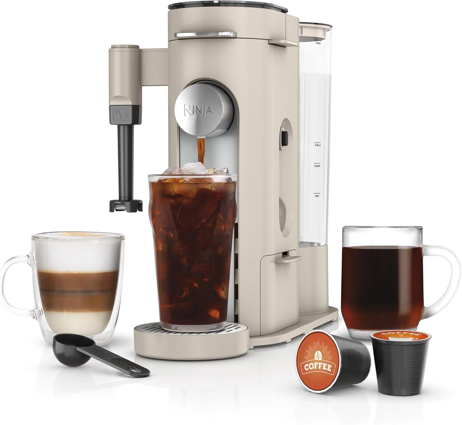 Coffee Maker Single Serve 56oz Removable Reservoir