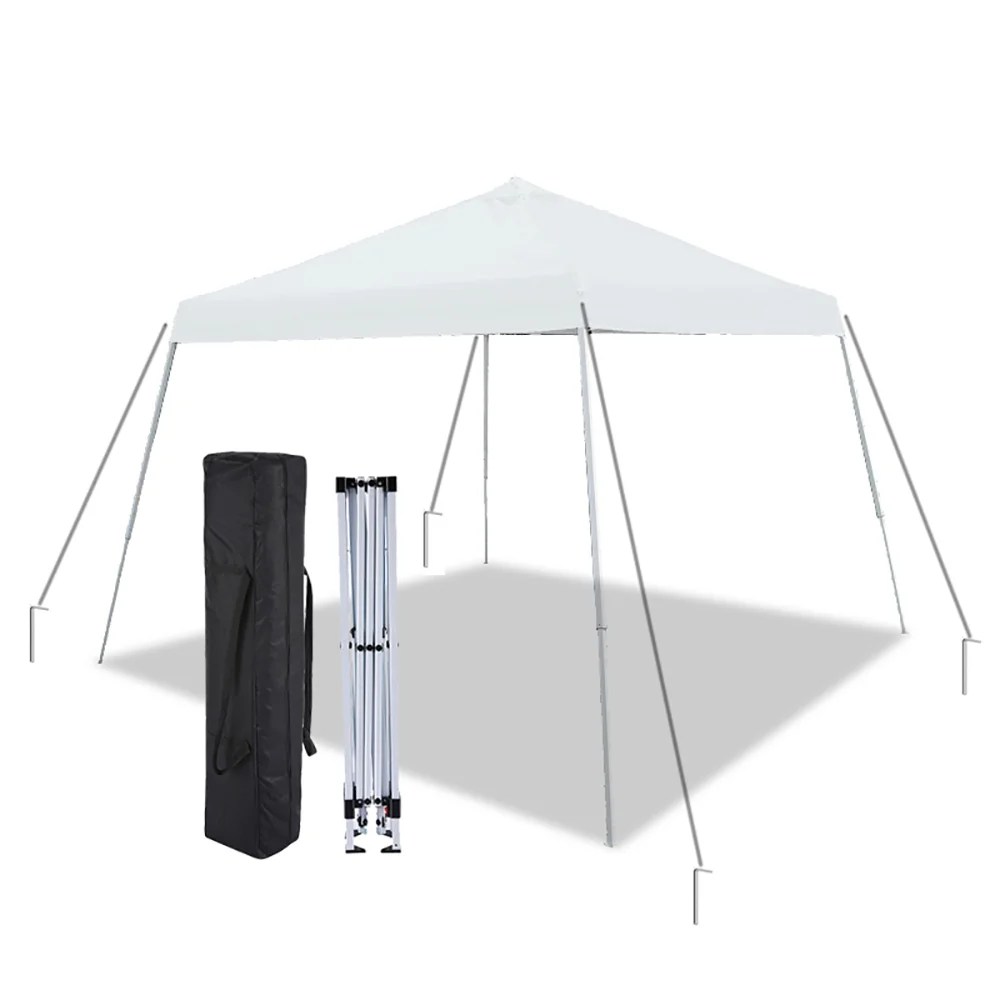 King Canopy Slant leg 10’x10′ Instant Pop Up Tent, White