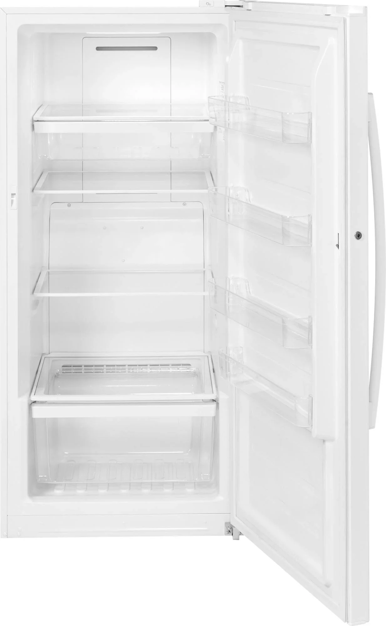 2025 GE 14.1 Cu. ft. White Frost-free Upright Freezer FUF14DLRWW