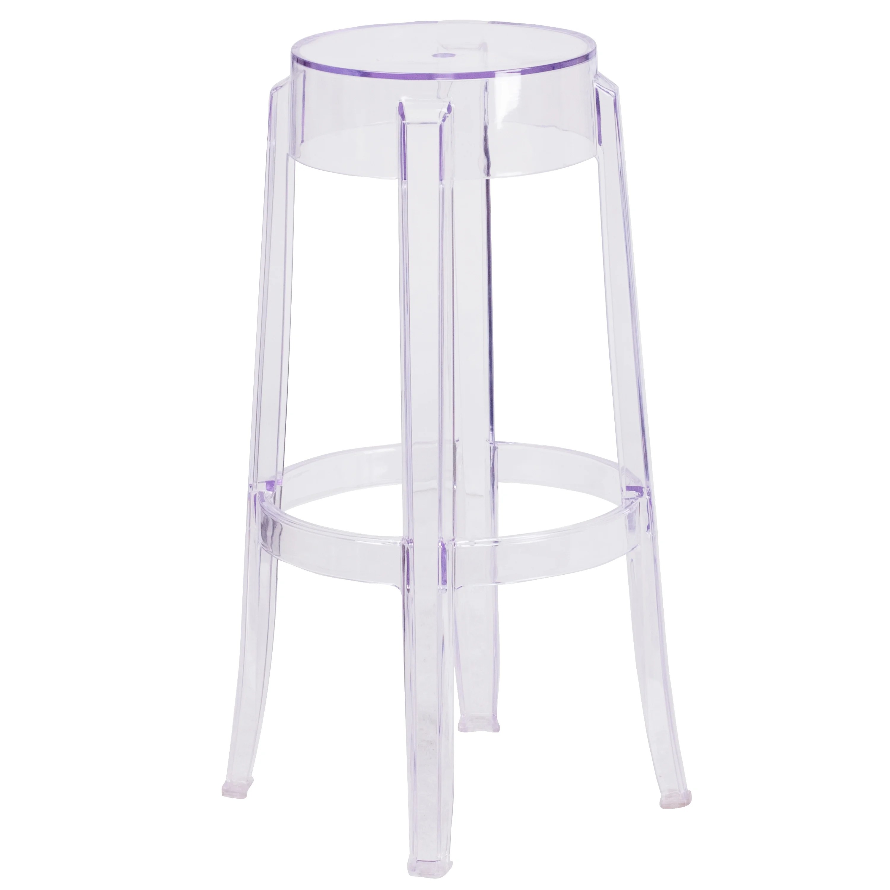 Flash Furniture Laney 29.75” High Transparent Barstool