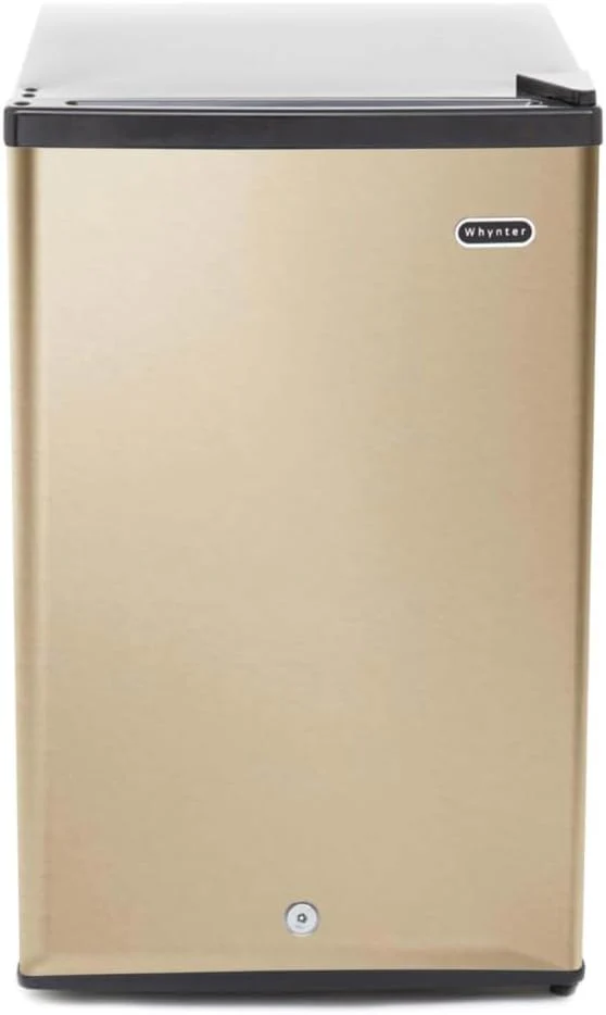 Whynter CUF-112SS Mini, Energy Star Rated Small Upright Freezer with Lock, Stainless Steel -1.1 Cubic Feet