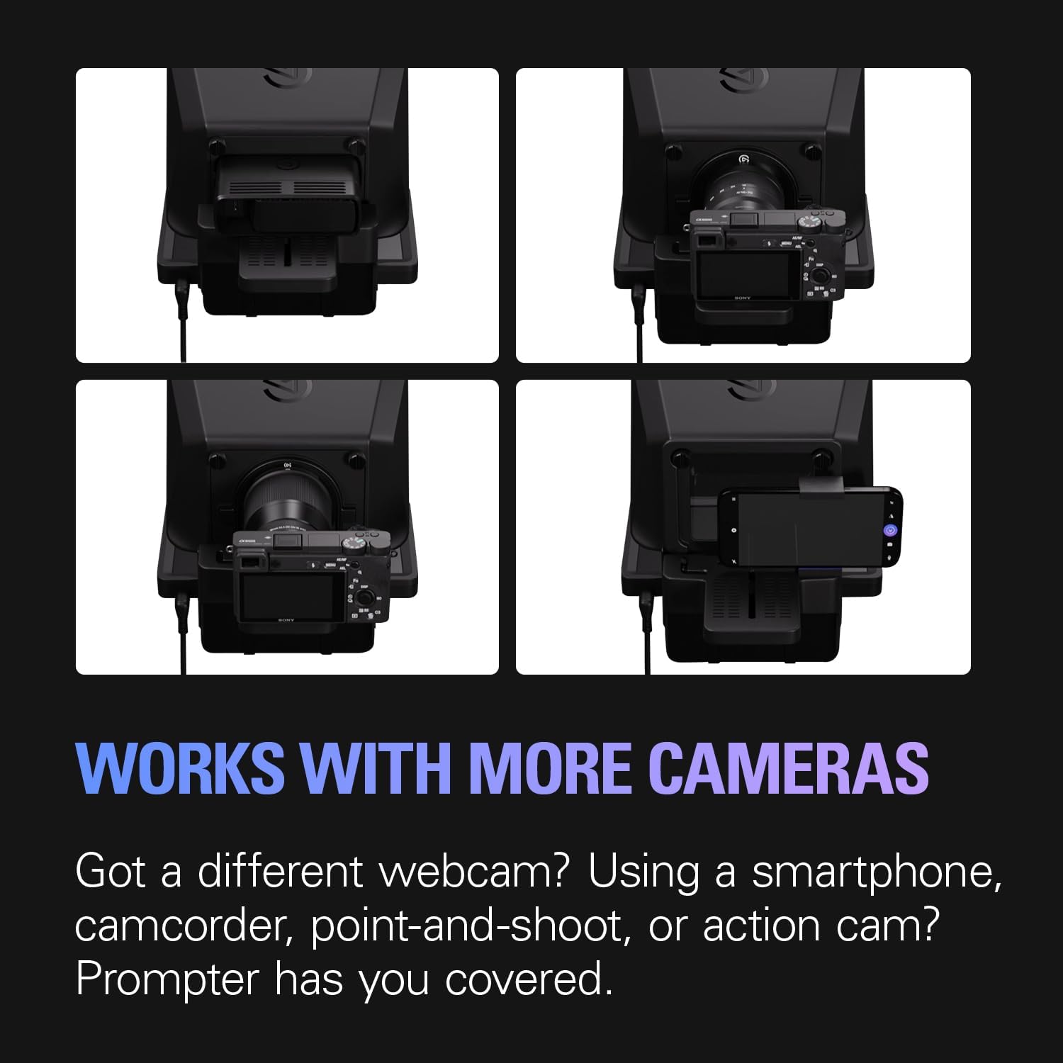 Prompter – Teleprompter with Built-In Screen