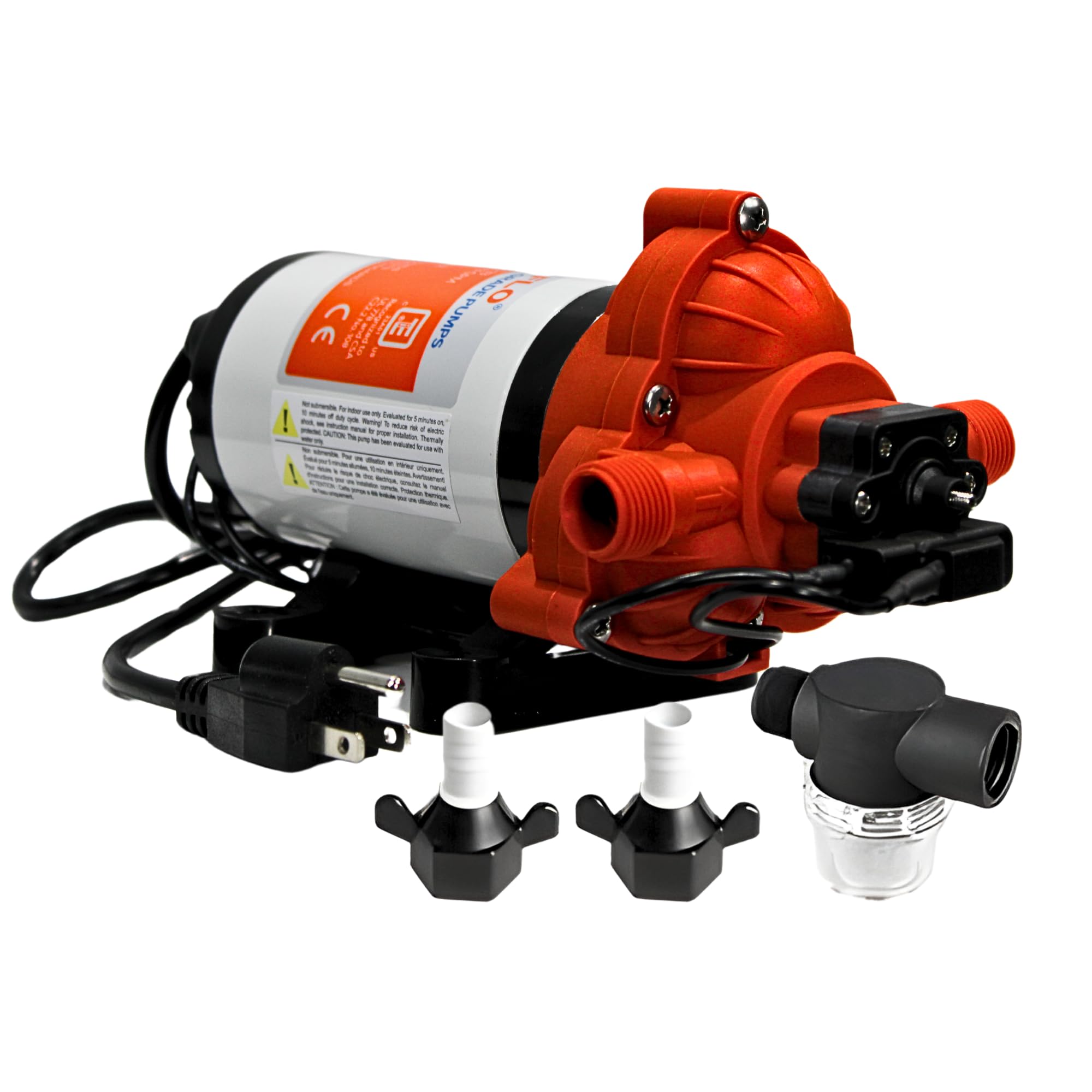 SEAFLO 33-Series Water Pressure Pump - 115V AC, 3.3 GPM, 45 PSI, Self Priming