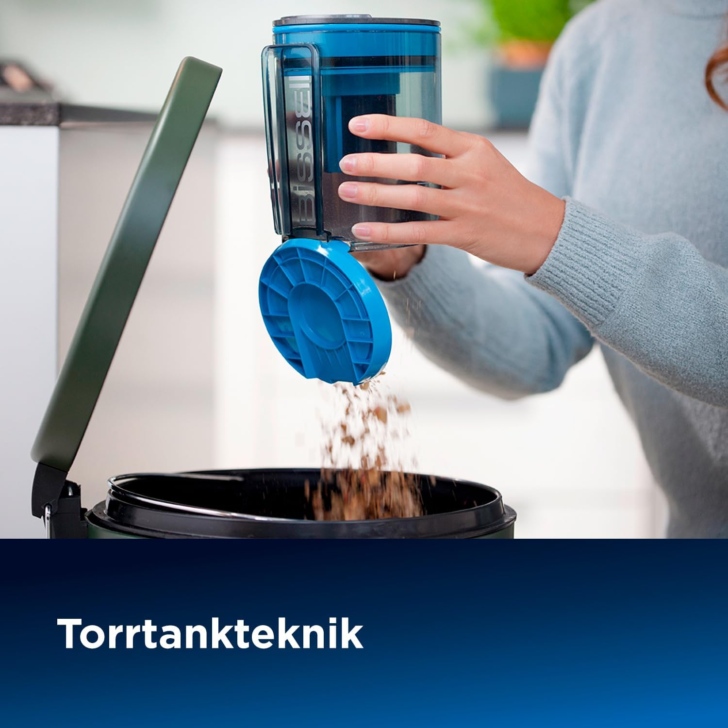 BISSELL Vac & Steam Titanium | 2-in-1 Staubsauger und Dampfreiniger | Entworfen für Hartbden, Fliesen, Holzbden | Dampfregelfunktion | Schmutz- und Keimfrei | Ohne Chemie | 81 dB | 1977N