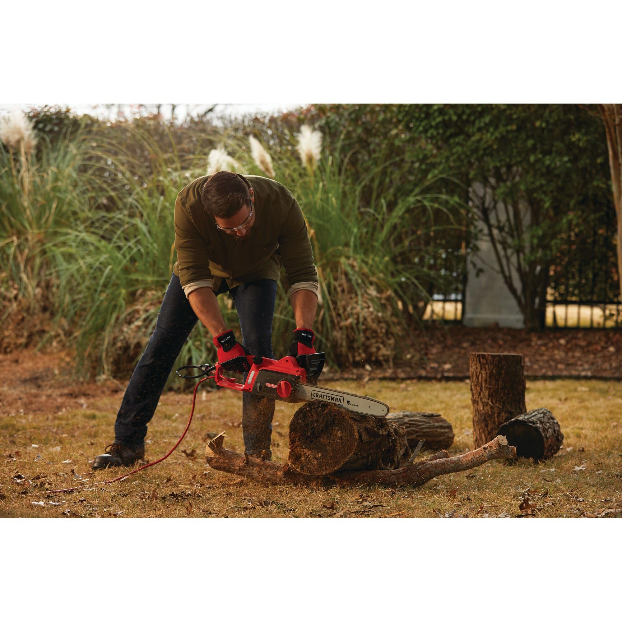 CRAFTSMAN Electric Chainsaw, 16 Inch, 12 Amp Corded
