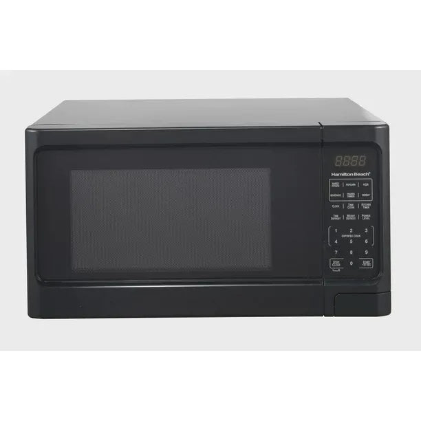 Hamilton Beach 1.1 Cu. Ft. Sleek Black Digital Microwave - Effortless Touchpad Controls