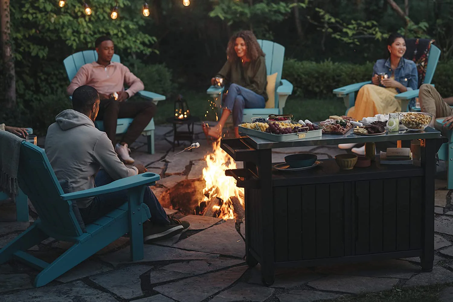 2025 2025 Keter Unity XL Portable Outdoor Table and Storage