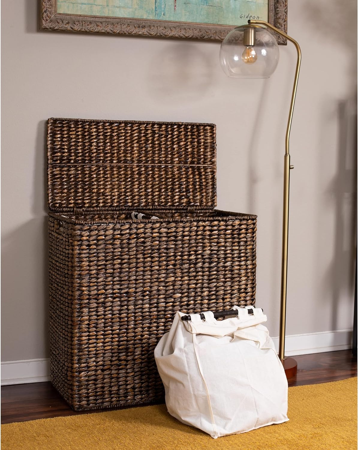 2025 Extra large split gift basket with lining